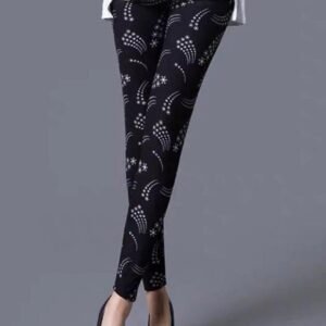 CUHAKCI Female Workout Slim High Waist Elastic Sexy Pants Women Leggings Print Stretchy Fitness Gym Leggins Trousers