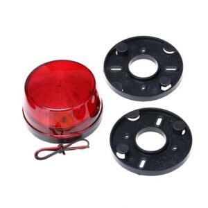 Strobe Signal Warning Light LED 12V 24V 220V Indicator Light LED Lamp Small Flashing Light Security Alarm 1pc Red Waring Light